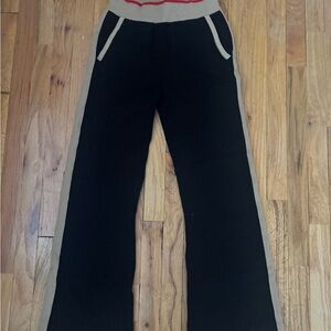 Elegant Black and Tan Women's Joggers